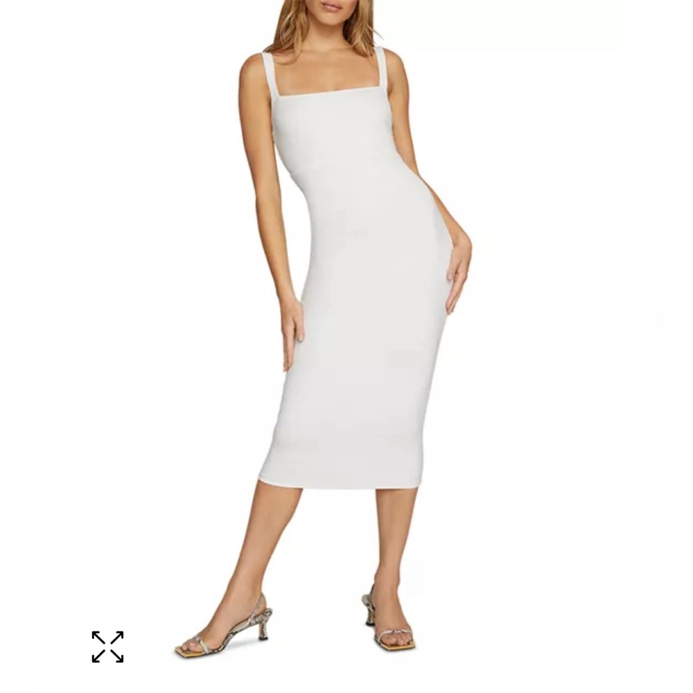 NWT Good American 90s Tank Dress - Ivory S / Size 1